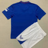 2023/24 Glasgow Rangers Home Blue Kids Jersey