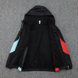 2024 Man City Black Hoody Zipper Jacket Windbreaker
