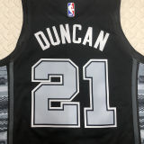 Spurs DUNCAN #21 Black NBA Jerseys