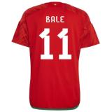 2022/23 Wales Home Red Fans Soccer Jersey
