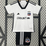 2024/25 Colo-Colo Home White Kids Soccer Jersey