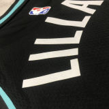 2023 Trail Blazerst LILLARD #0 Black City Edition NBA Jerseys