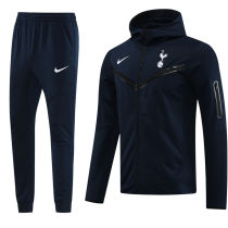2024 TH FC Sapphire Blue Hoody Zipper Jacket Tracksuit