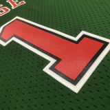 2008/09 Bulls ROSE #1 Retro Green NBA Jerseys热压