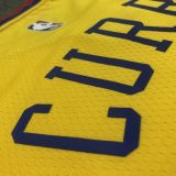 2018 Warriors CURRY #30 The Bay NBA Jerseys Hot Pressed