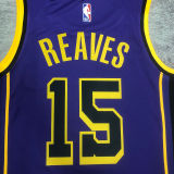 2023/24 Lakers REAVES #15 Purple NBA Jerseys 热压