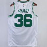 2023/24 Celtics SMART #36 White NBA Jerseys 热压