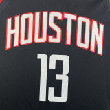 2023/24 Rockets HARDEN #13 Black NBA Jerseys
