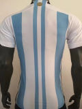 MESSI #10 Signature Version Argentina Home Player Version Jersey (3 Stars 3星 签名和图版)