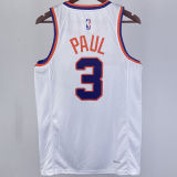 2023/24 Suns PAUL #3 White NBA Jerseys