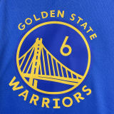 2023/24 Warriors YOUNG #6 Blue NBA Jerseys