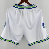 2024/25 Timberwolves White Retro NBA Shorts Pants