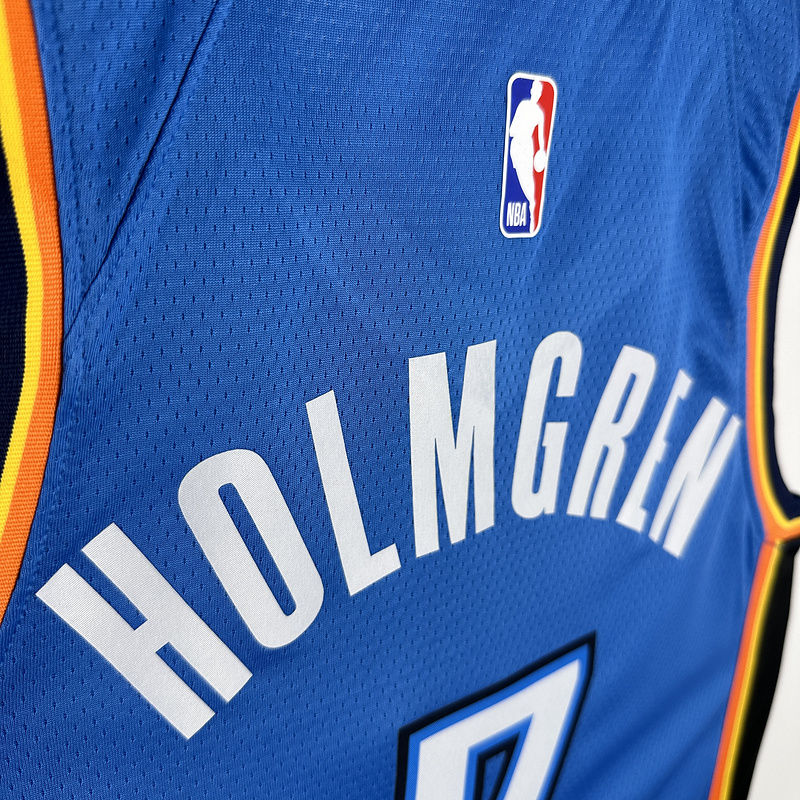 KC Thunder HOLMGREN #7 Black NBA 6