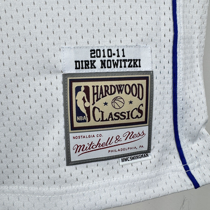 Mavericks NOWITZKI #41 White Retro NBA 6