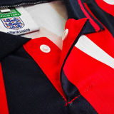 1992 England Away Red Retro Soccer Jersey
