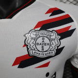 2023/24 Leverkusen Away White Player Version Soccer Jersey