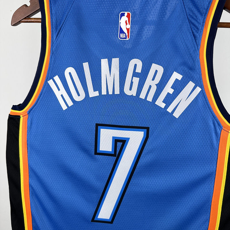 KC Thunder HOLMGREN #7 Black NBA 5