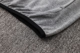 22024/25 England Grey Hoody Zipper Jacket Tracksuit