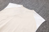2024/25 Man City Beige Inkjet Vest Training Jersey(A Set)
