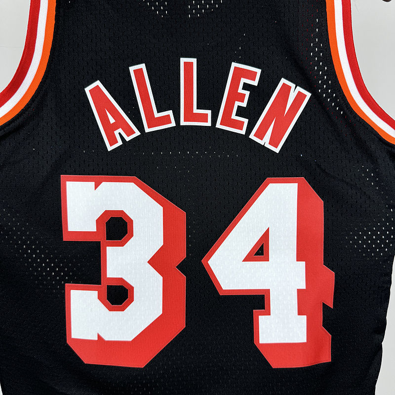 Miami Heat ALLEN #34 Black Retro NBA 5