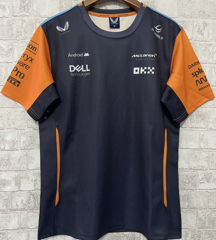 2024/25 McLaren F1 Yellow Black Team T-Shirt