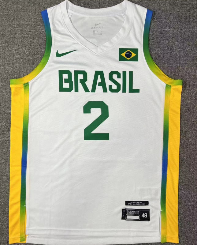 Brazil Team YAGO #2 White NBA