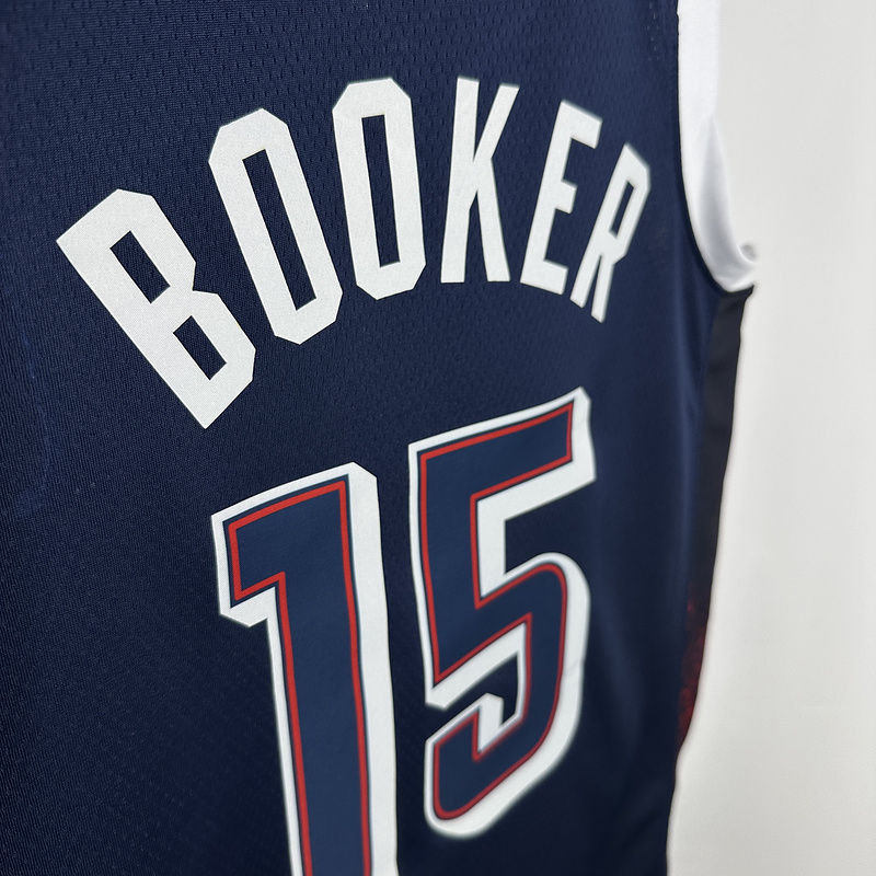 Team USA BOOKER #15 Blue NBA 6