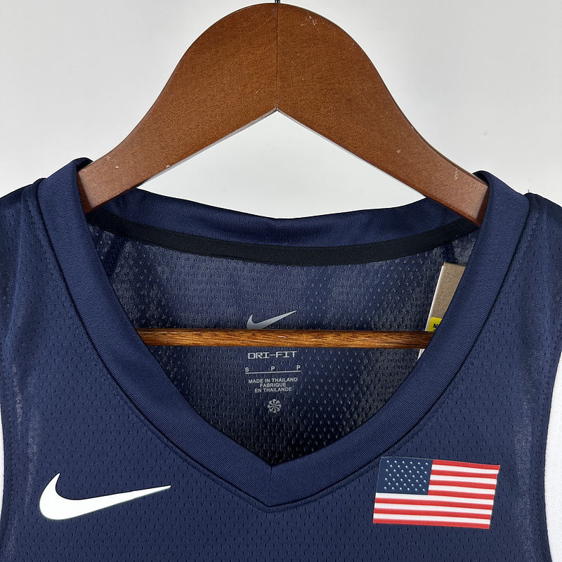 Team USA CURRY #4 Blue NBA 3