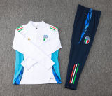 2024/25 Italy White Kids Sweater Tracksuit