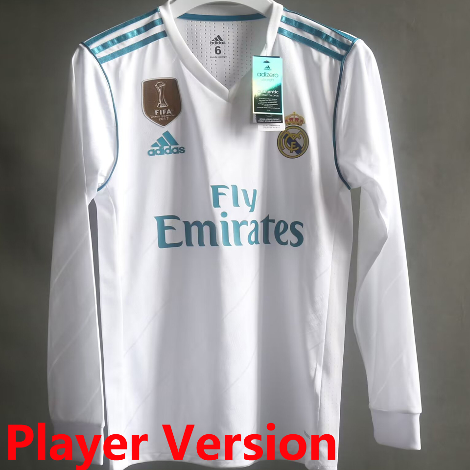 2017/18 Real Madrid Local White Retro