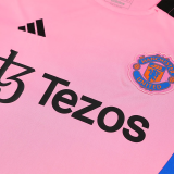 2025 M Utd Pink Vest Training Jersey(A Set)
