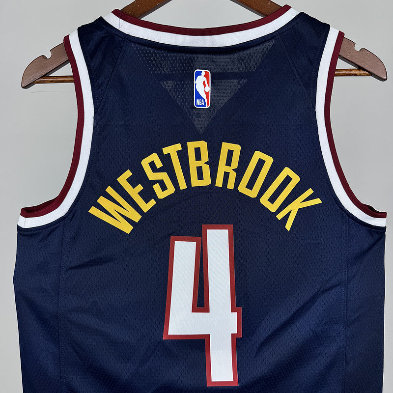 Nuggets WESTBROOK #4 Blue NBA 4