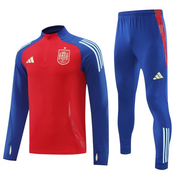 2024/25 Spain Red Sweater Tracksuit