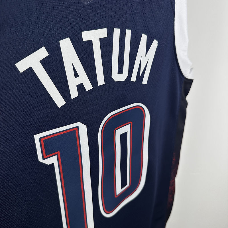 Team USA TATUM #10 Blue NBA 6
