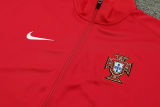 2024/25 Portugal Red Jacket Tracksuit