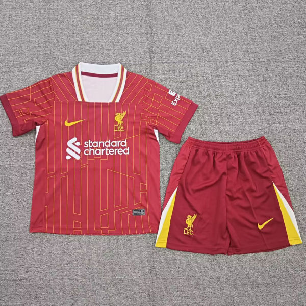 2024/25 LFC Home Red Kids Soccer Jersey