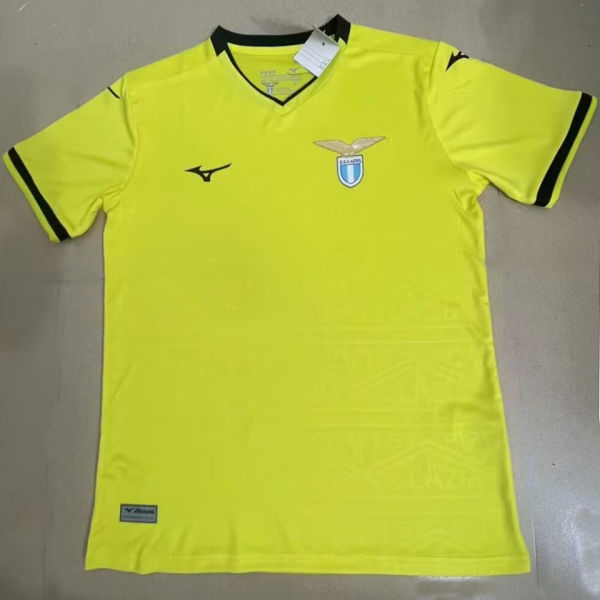2024/25 Lazio Away Yellow Fans Soccer Jersey