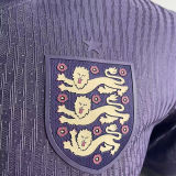 2024/25 England Away Player Version Long Sleeve Jersey