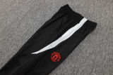 2024/25 M Utd Black Sweater Tracksuit