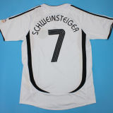 2006 Germany Home White Retro Soccer Jersey