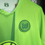 2024/25 Wolfsburg Home Green Fans Soccer Jersey