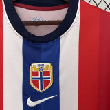 HAALAND #9 Norway Hoem Red Fans Soccer Jersey 2024/25