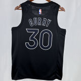 Warriors CURRY #30 Black Honor Edition NBA Jerseys