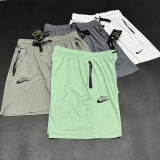 2024/25 Nk~ Grey NBA Shorts Pants（Pockets Have Zippers）