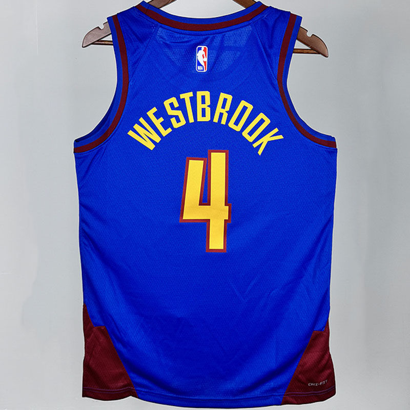 Nuggets WESTBROOK #4 Blue NBA 2