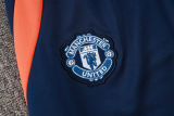 2025 M Utd Orange Kids Jacket Tracksuit