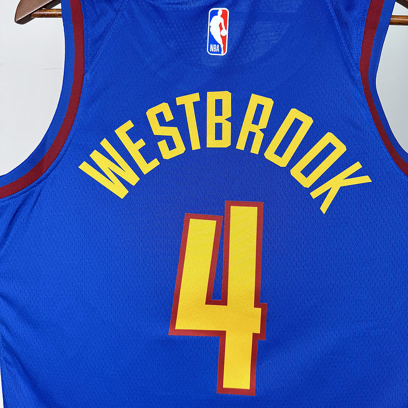 Nuggets WESTBROOK #4 Blue NBA 5