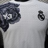 2024/25 RM Y-3 White Player Version Soccer Jersey 无广告版