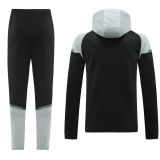2024/25 Puma Black Gray Hoody Zipper Jacket Tracksuit