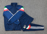 2025 Italy Sapphire Blue Jacket Tracksuit